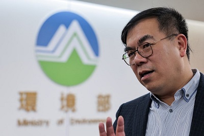 El ministro Peng Chi-ming en la sede del MOENV, Taipéi (2024). Fuente: Ministerio del Medio Ambiente de Taiwán.